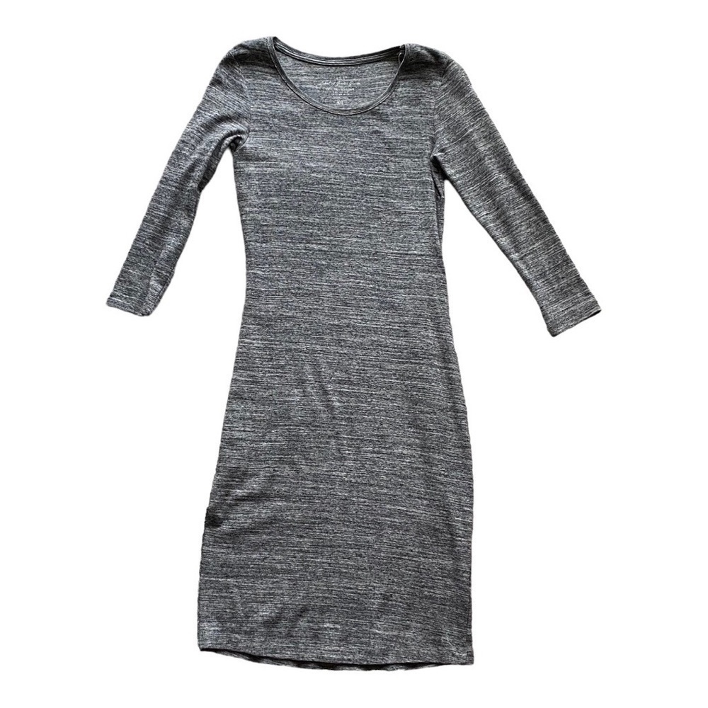 H&M-L.O.G.G.-GRAY FITTED DRESS-SIZE SMALL